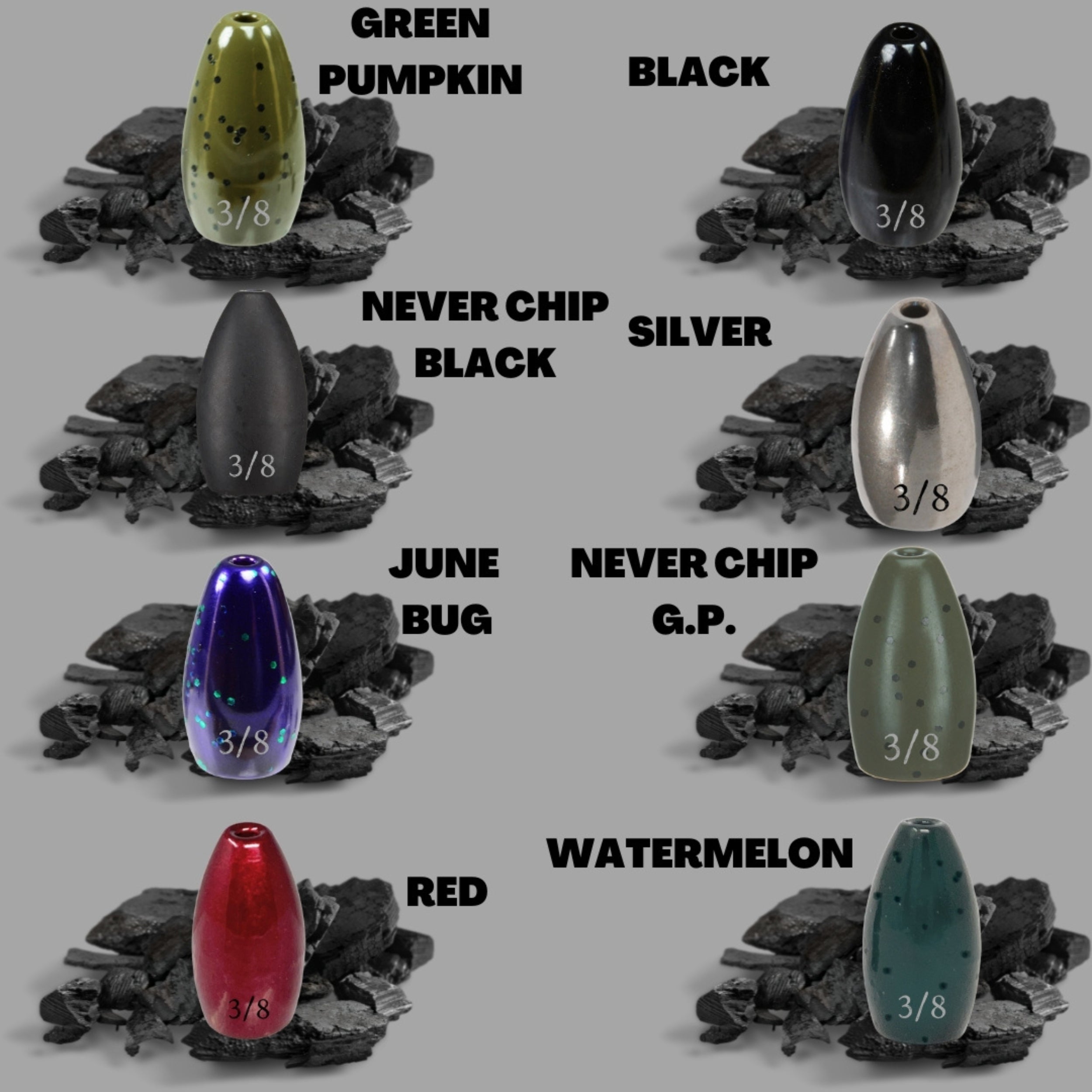 Reaction Tackle Tungsten Flipping Weights - Keep Casting Fishing & Outdoors
