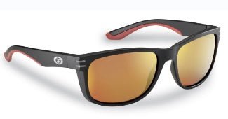 Flying Fisherman Double Header Black Amber/Red Mirror - Keep Casting Fishing & Outdoors