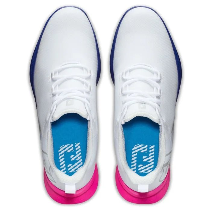 FootJoy Fuel Sport Golf Shoes - White/Pink 55455 - Keep Casting Fishing & Outdoors