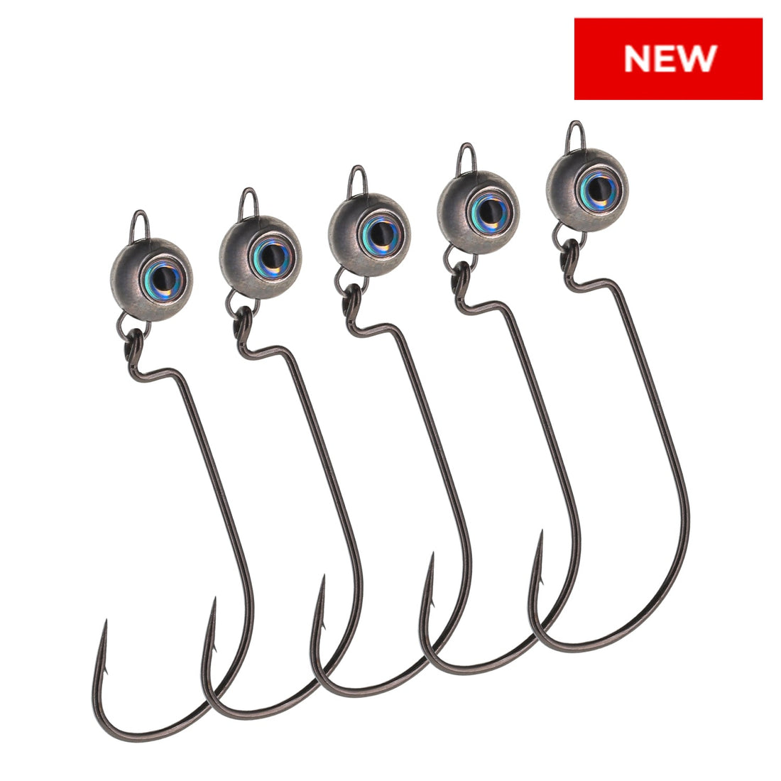 Reaction Tackle Tungsten Free Swing Jig Head- 5-Pack - New - Keep Casting Fishing & Outdoors
