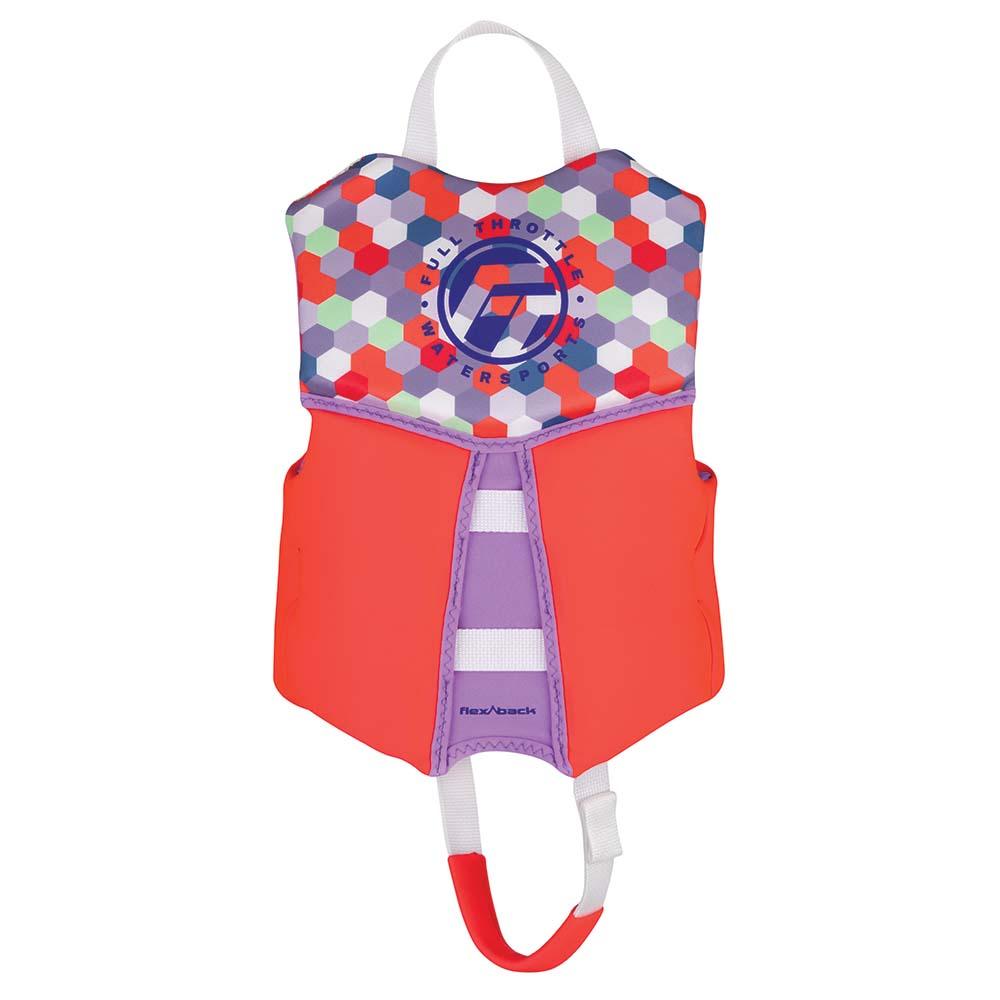 Full Throttle Child Rapid-Dry Flex-Back Life Jacket - Pink - Keep Casting Fishing & Outdoors