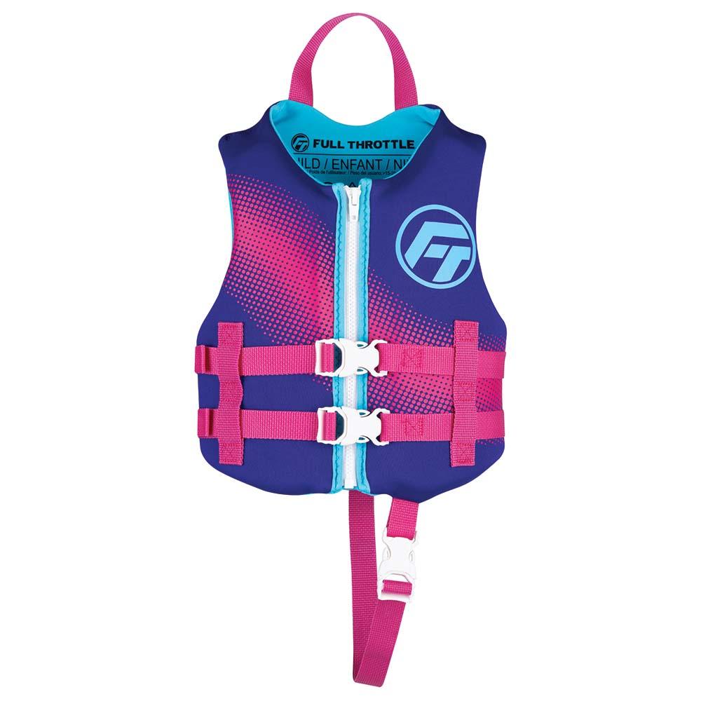 Full Throttle Child Rapid-Dry Life Jacket -Purple - Keep Casting Fishing & Outdoors