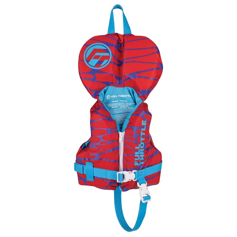 Full Throttle Infant Nylon Life Jacket - Red - Keep Casting Fishing & Outdoors