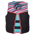 Full Throttle Womens Rapid-Dry Flex-Back Life Jacket - Womens XS - Pink/Black