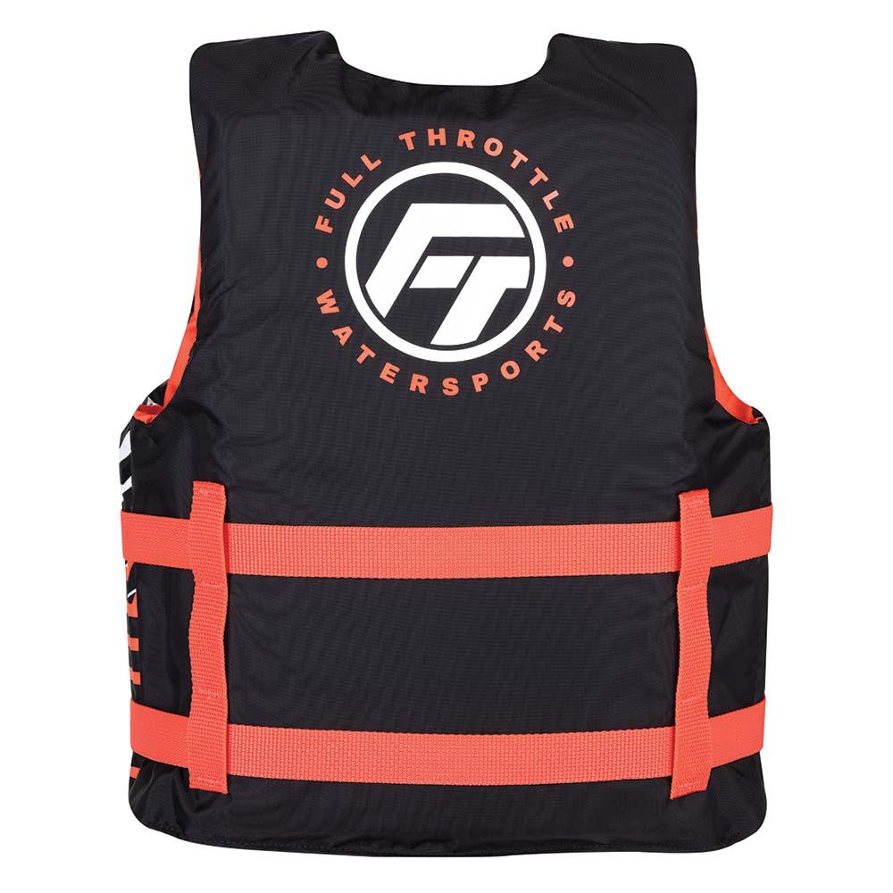 Full Throttle Youth Nylon Life Jacket - Pink/Black - Keep Casting Fishing & Outdoors