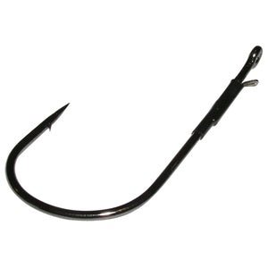 Gamakatsu Heavy Cover Worm Hook Black Size 3/0 4ct For Bass - Keep Casting Fishing & Outdoors