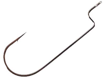 Gamakatsu Round Bend Offset Hook Black Size Three Zero - Keep Casting Fishing & Outdoors