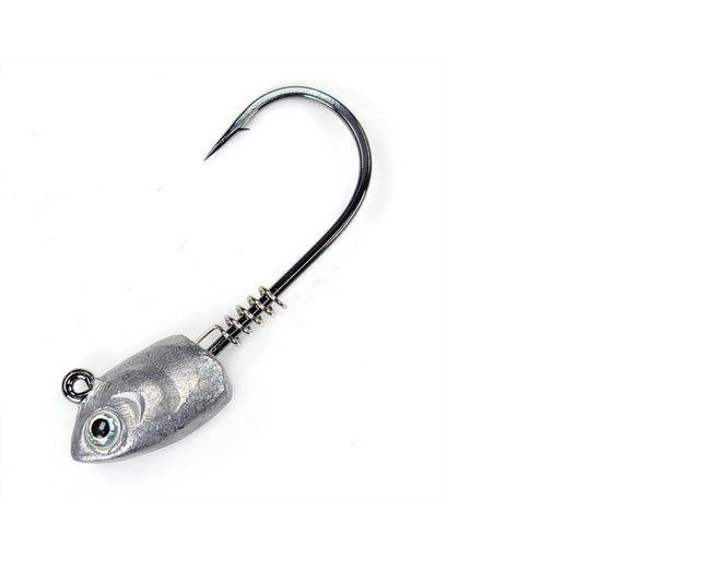 Gamakatsu Swim Bait Head w/spring 4/0 - 1/4oz 3ct - Keep Casting Fishing & Outdoors
