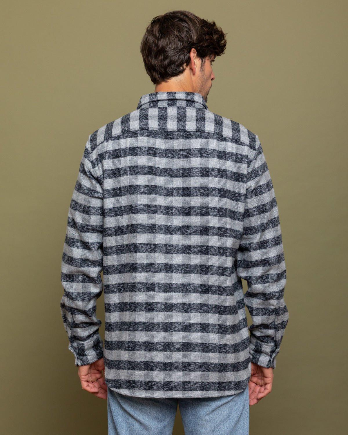 Grand Flannel, Charcoal Gingham - Keep Casting Fishing & Outdoors