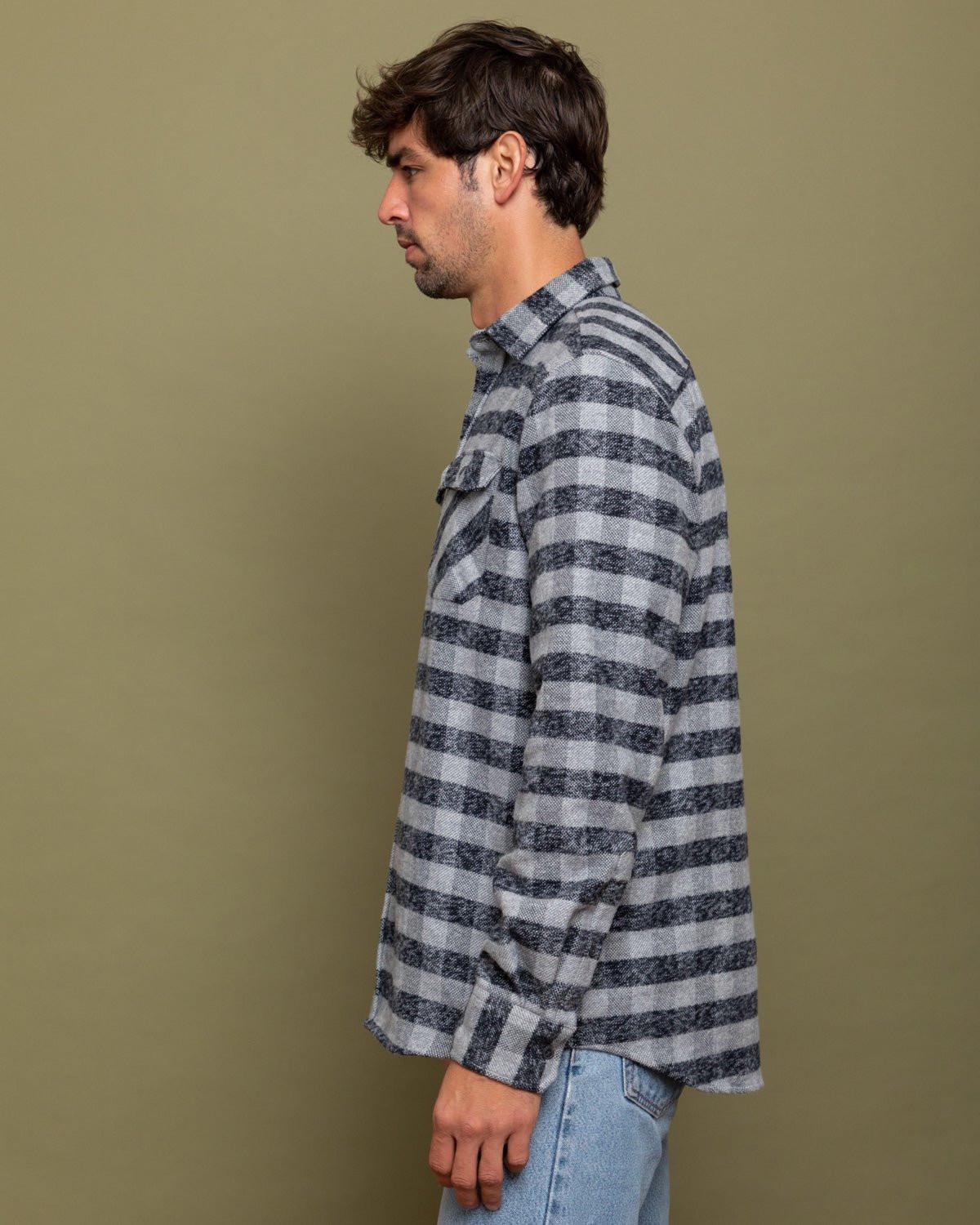 Grand Flannel, Charcoal Gingham - Keep Casting Fishing & Outdoors