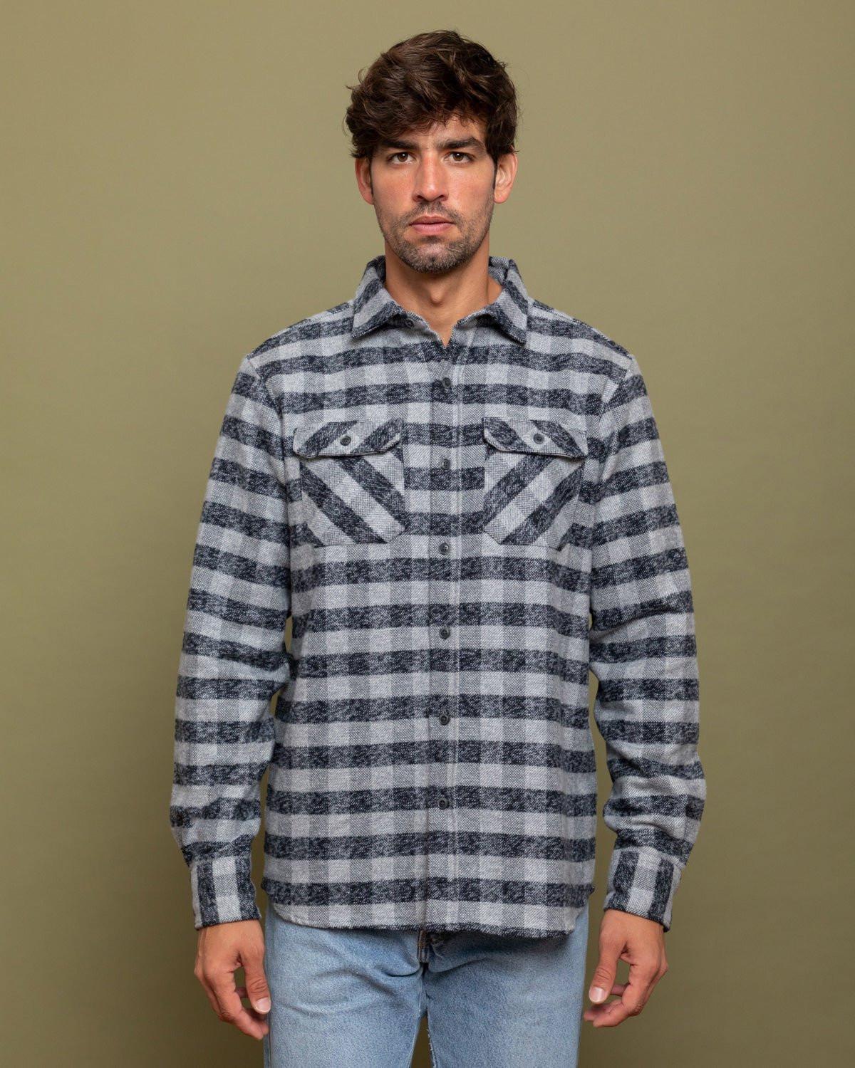 Grand Flannel, Charcoal Gingham - Keep Casting Fishing & Outdoors