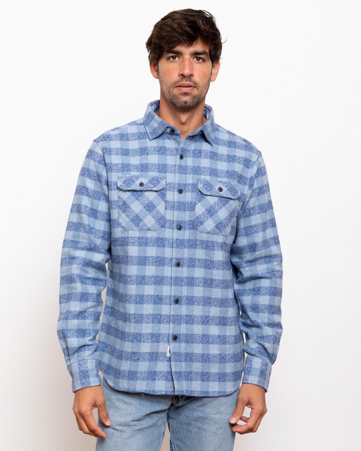 Grand Flannel, Checkered Blue - Keep Casting Fishing & Outdoors