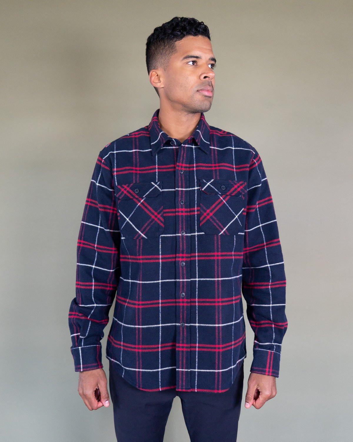 Grand Flannel, Marine Plaid - Keep Casting Fishing & Outdoors
