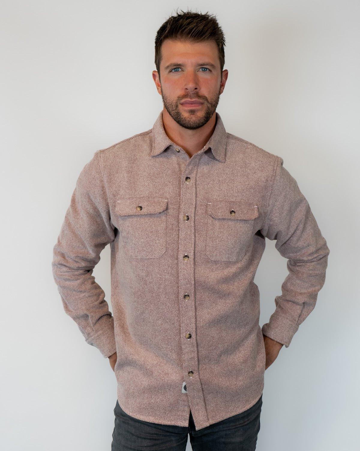 Grand Flannel, Maroon - Keep Casting Fishing & Outdoors