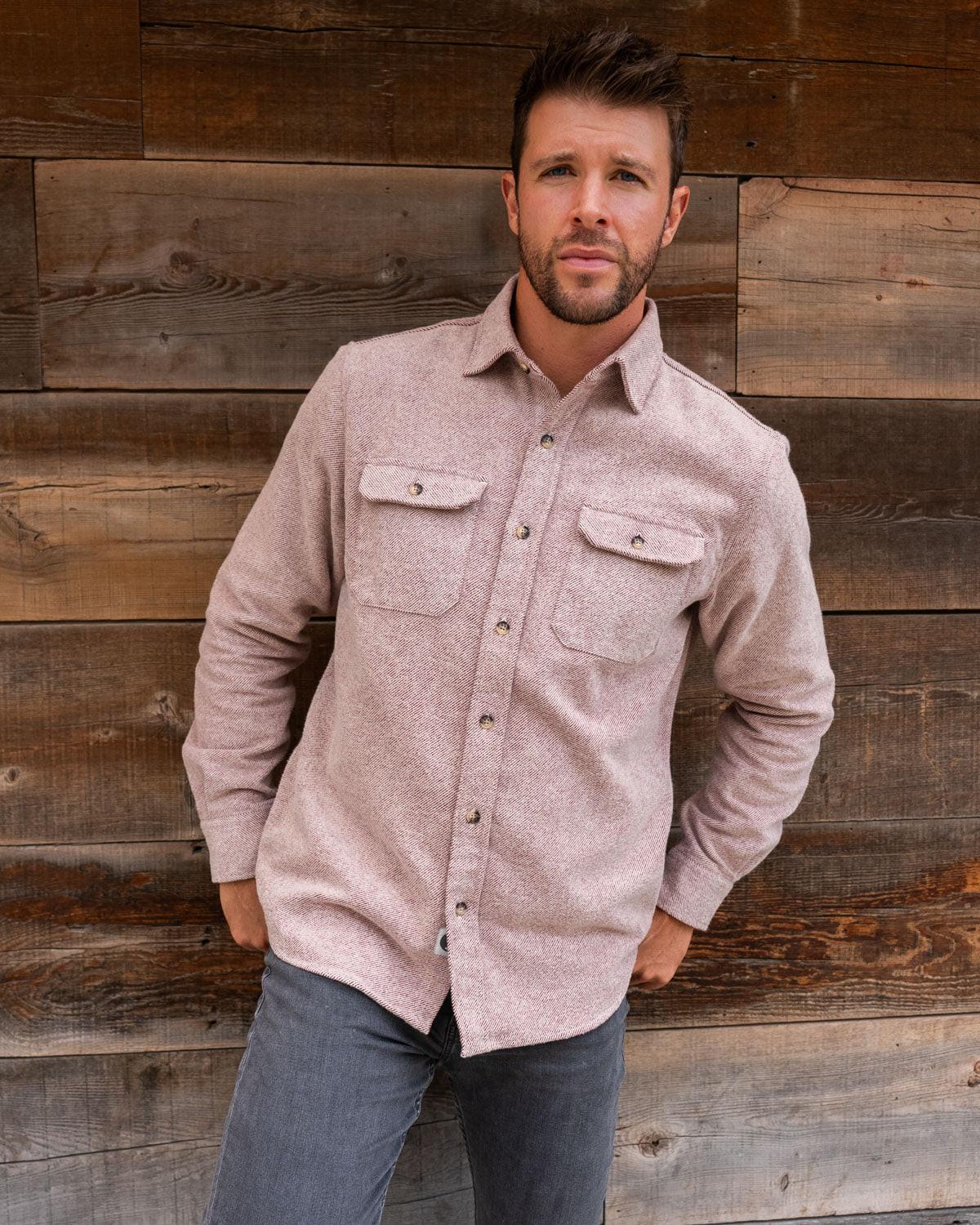 Grand Flannel, Maroon - Keep Casting Fishing & Outdoors