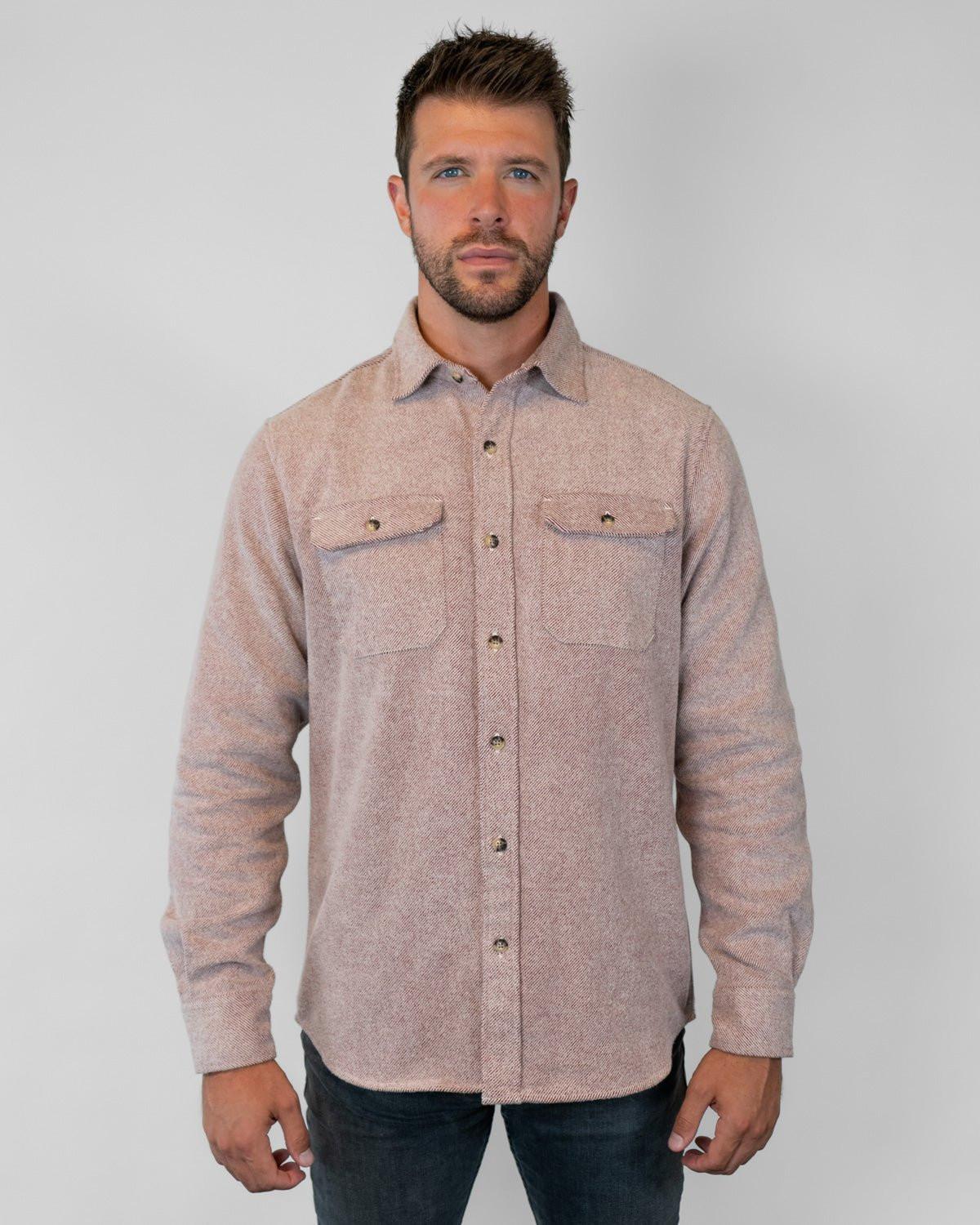 Grand Flannel, Maroon - Keep Casting Fishing & Outdoors