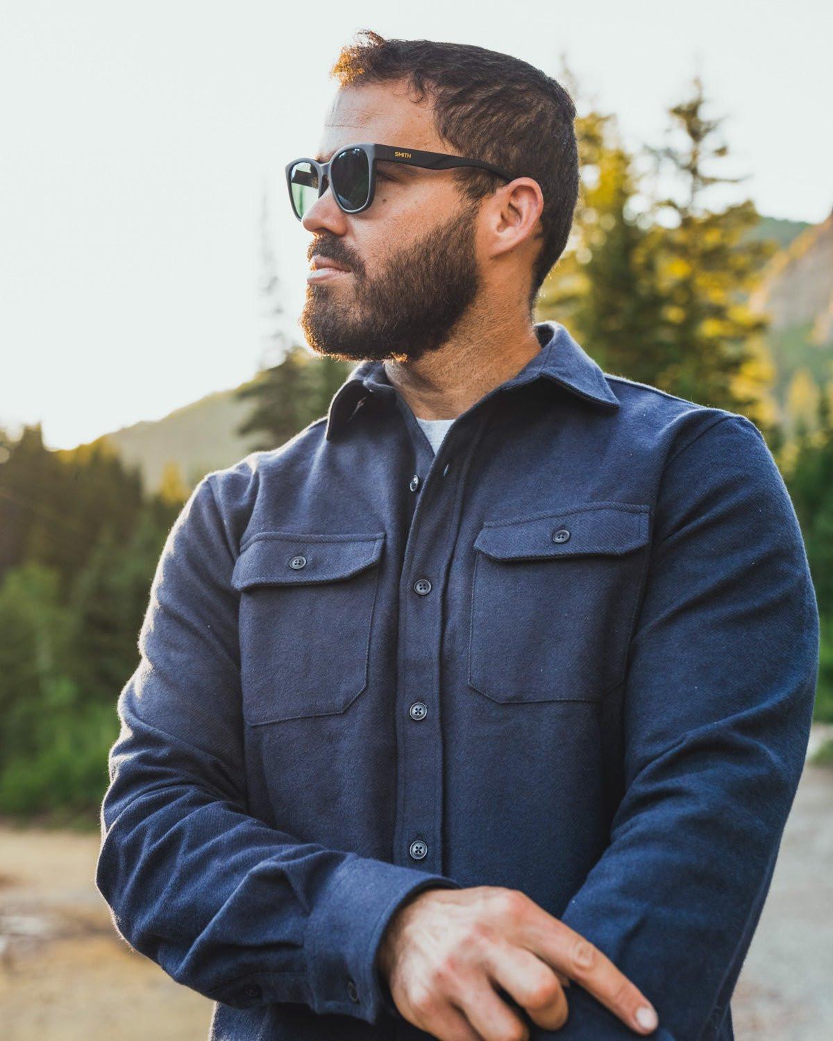 Grand Flannel, Navy - Keep Casting Fishing & Outdoors