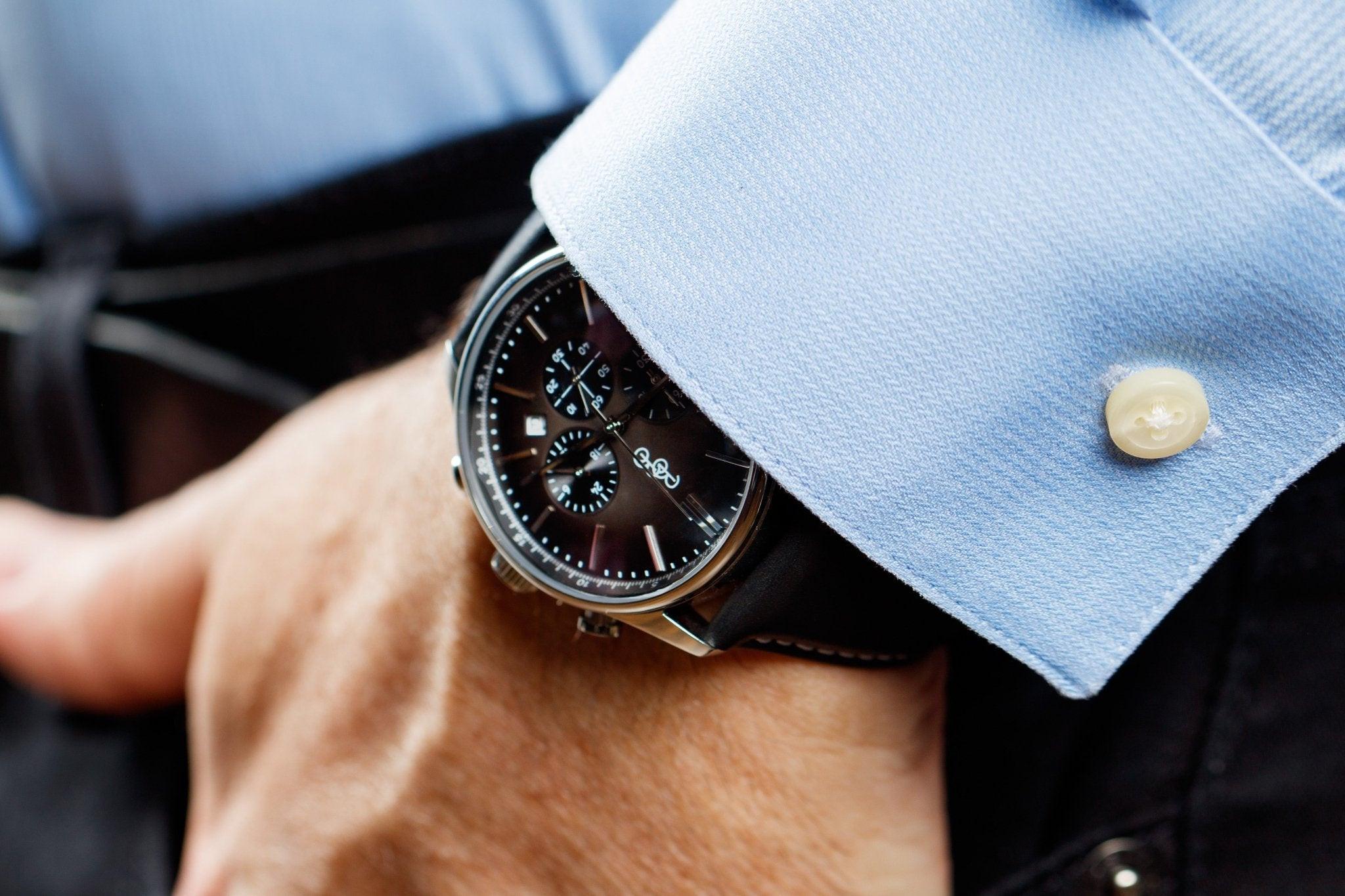 Gray Retro Chronograph - Keep Casting Fishing & Outdoors