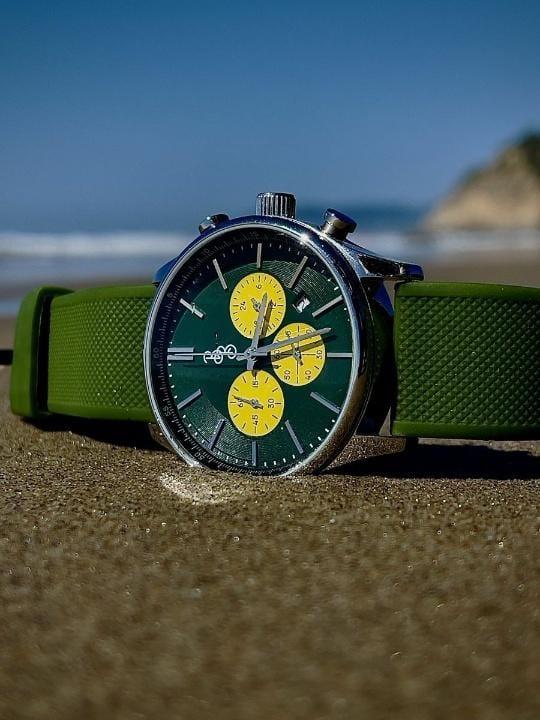 Green and Yellow Chronograph - Keep Casting Fishing & Outdoors