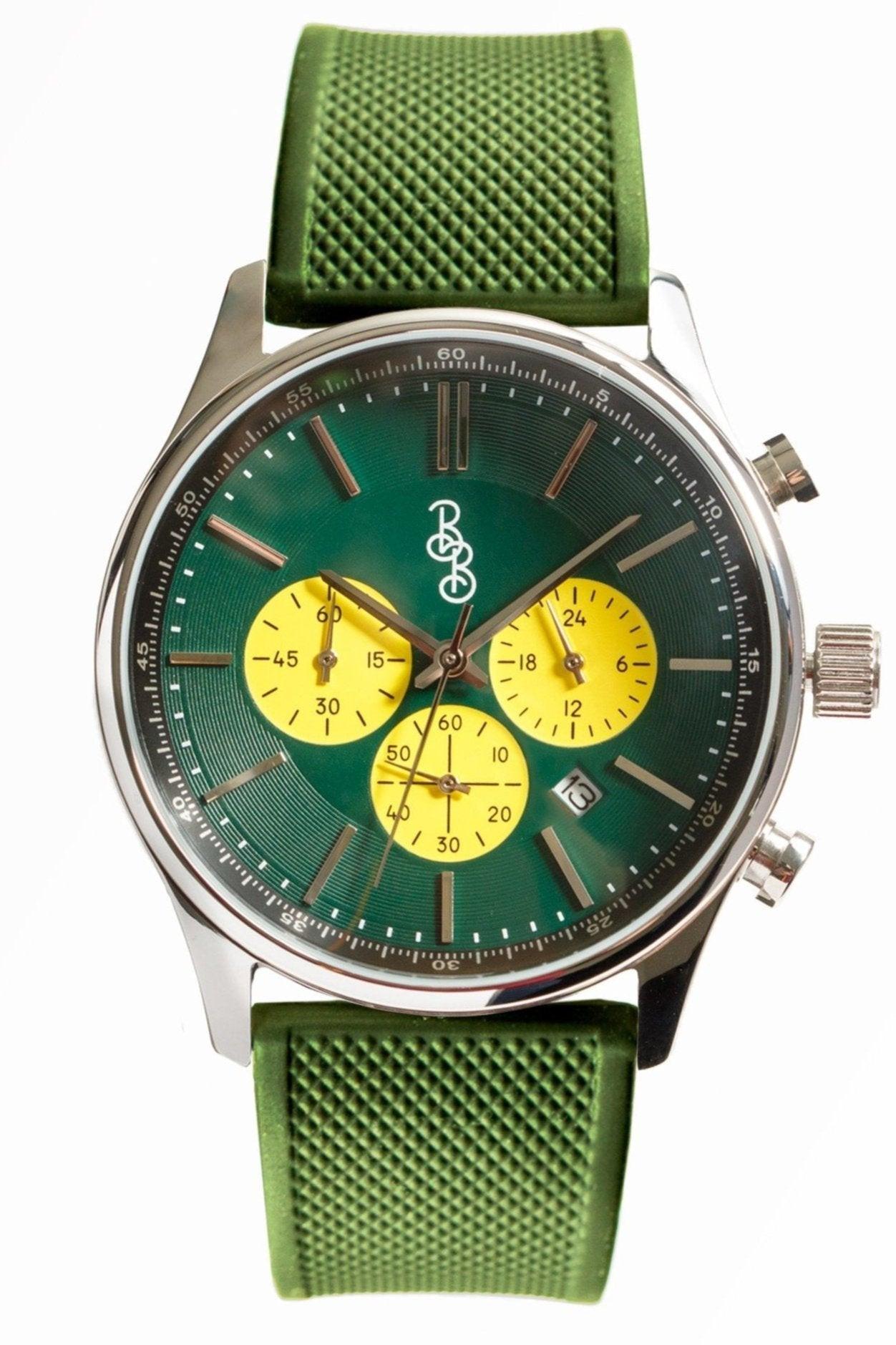Green and Yellow Chronograph - Keep Casting Fishing & Outdoors