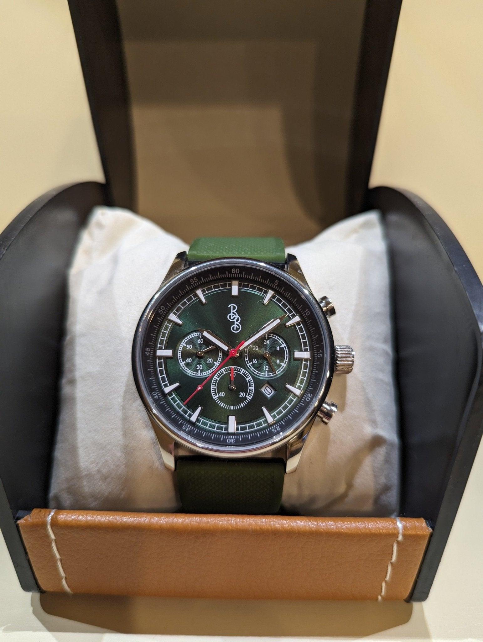 Green Sport Chronograph - Keep Casting Fishing & Outdoors