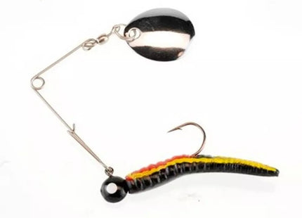Johnson Beetle Spin®1/16oz Black Yellow Stripe/Red Belly - Keep Casting Fishing & Outdoors