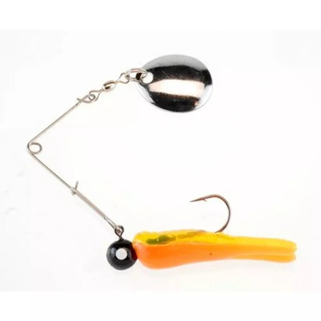 Johnson Beetle Spin®1/32oz Black/Chartreuse/Orange - Keep Casting Fishing & Outdoors