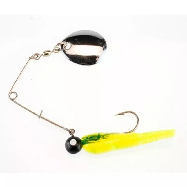 Johnson Beetle Spin®1/4oz Fluorescent Chartreuse - Keep Casting Fishing & Outdoors