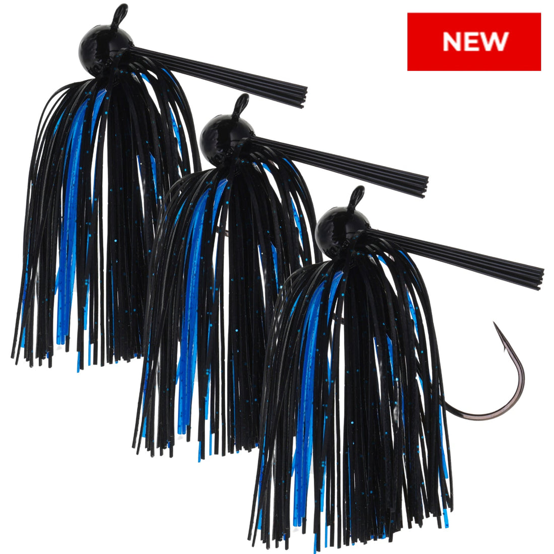 Reaction Tackle Lead Football Jigs 3-Pack - New - Keep Casting Fishing & Outdoors