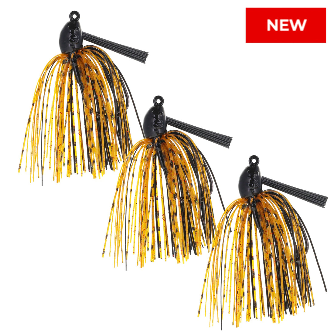 Reaction Tackle Lead Swim Jigs – Premium Weedless Bass Fishing Lures- 3 Pack - New - Keep Casting Fishing & Outdoors