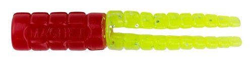 Leland Crappie Magnet 1.5in 15ct Red/Chartreuse Flash - Keep Casting Fishing & Outdoors