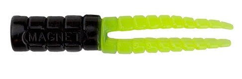 Leland Crappie Magnet 1.5in Jig 15 Count Black Chartreuse - Keep Casting Fishing & Outdoors