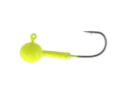 Leland Crappie Magnet Double Cross Heads 5ct 1/16oz Chartreuse - Keep Casting Fishing & Outdoors