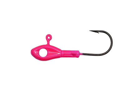 Leland Crappie Magnet Eye Hole Minnow Heads 1/16oz Pink 5ct - Keep Casting Fishing & Outdoors