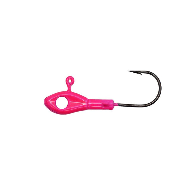 Leland Crappie Magnet Eye Hole Minnow Heads 1/16oz Pink 5ct - Keep Casting Fishing & Outdoors