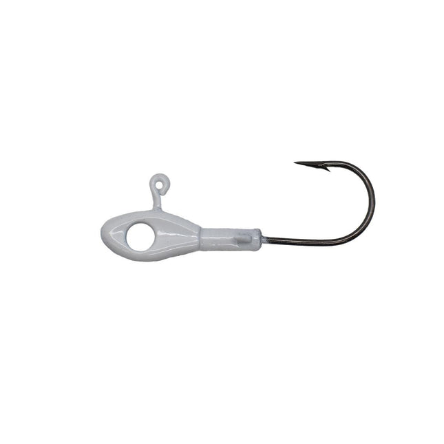 Leland Crappie Magnet Eye Hole Minnow Heads 5ct 1/16oz White - Keep Casting Fishing & Outdoors