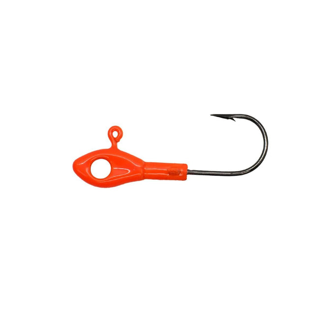 Leland Crappie Magnet Eyehole Minnow Heads 5ct 1/16oz Orange - Keep Casting Fishing & Outdoors