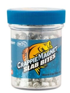 Leland Crappie Magnet Slab Bites Silver Glitter - Keep Casting Fishing & Outdoors