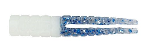 Leland Magnet Jig 1.5in White Blue Silver Flake 15ct - Keep Casting Fishing & Outdoors