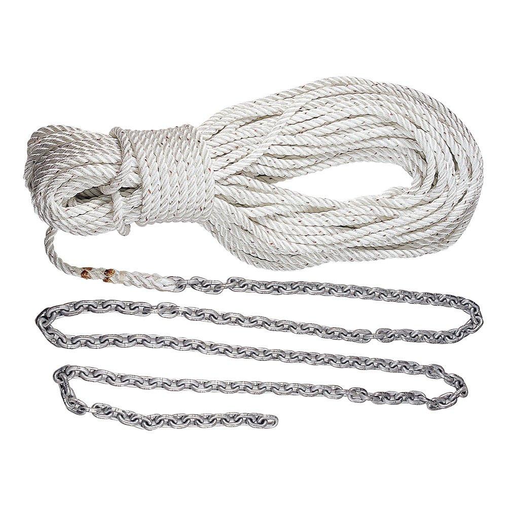 Lewmar Anchor Rode 15’ 5/16” G4 Chain w/150’ 9/16” Rope - Keep Casting Fishing & Outdoors