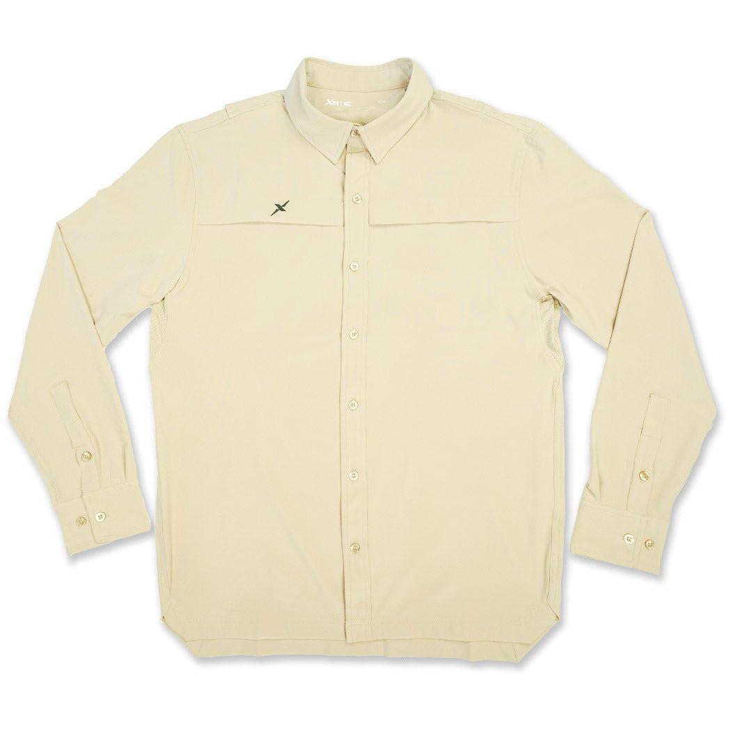 Long Sleeve Solid Lifestyle Button Down w/ REPEL - X - Keep Casting Fishing & Outdoors