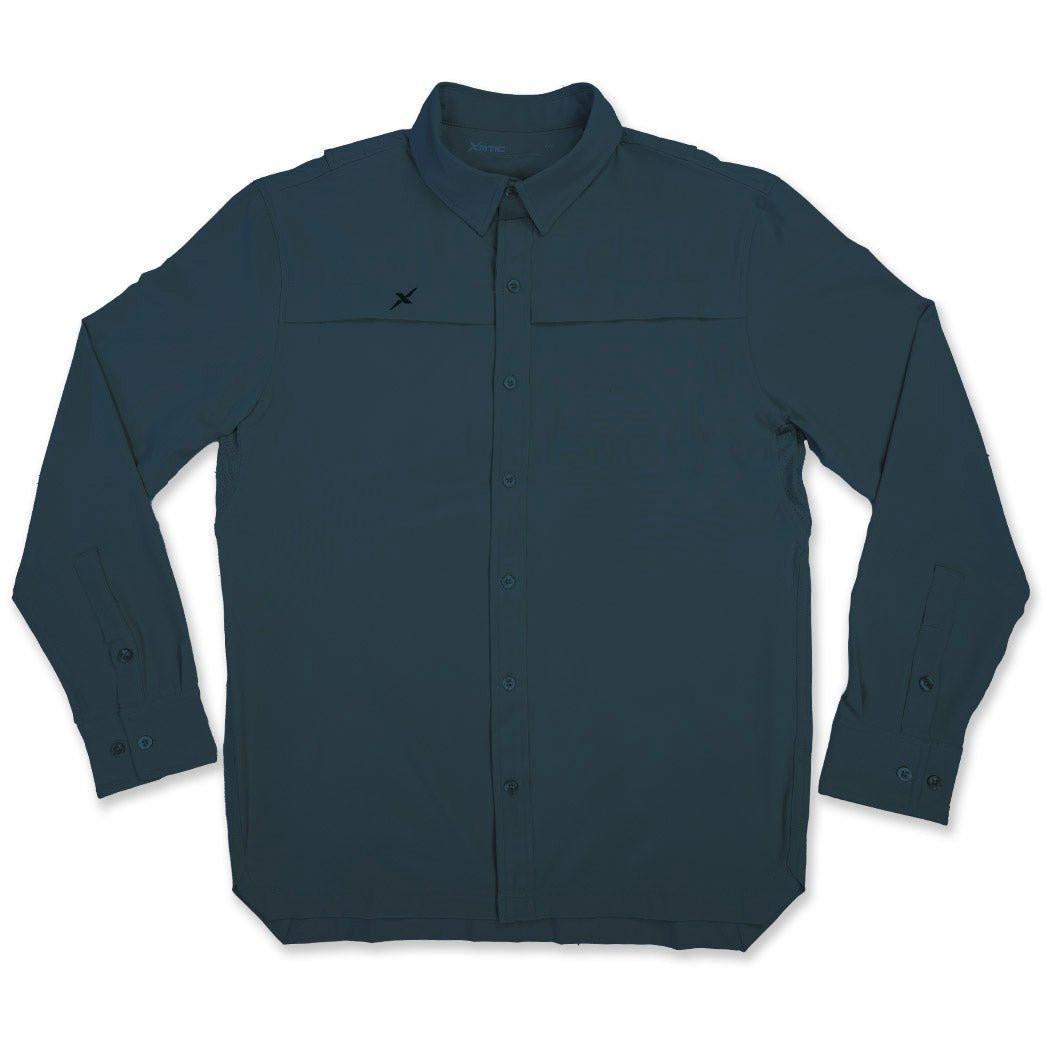 Long Sleeve Solid Lifestyle Button Down w/ REPEL - X - Keep Casting Fishing & Outdoors