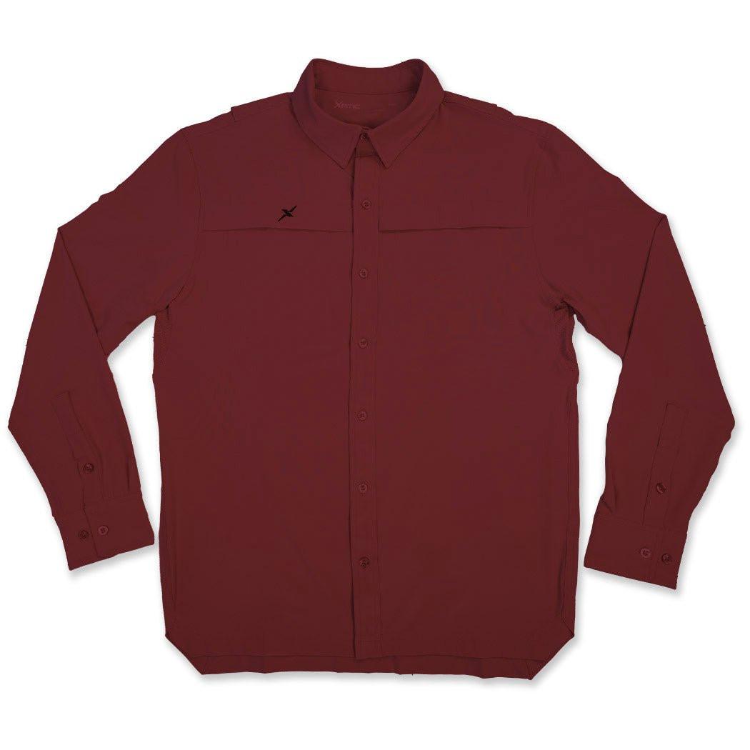 Long Sleeve Solid Lifestyle Button Down w/ REPEL - X - Keep Casting Fishing & Outdoors