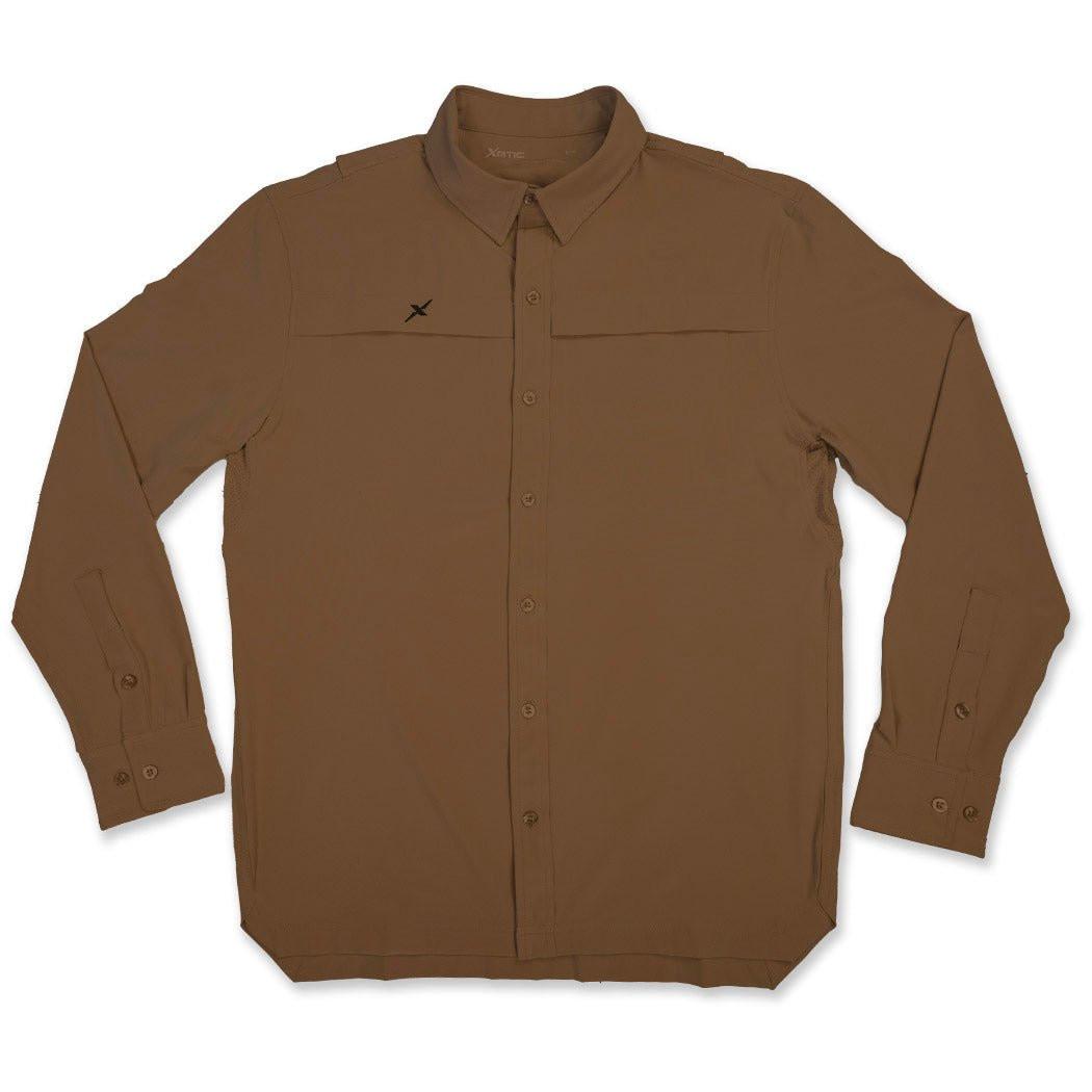 Long Sleeve Solid Lifestyle Button Down w/ REPEL - X - Keep Casting Fishing & Outdoors
