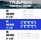 Made in the USA Fishing Rod Racks