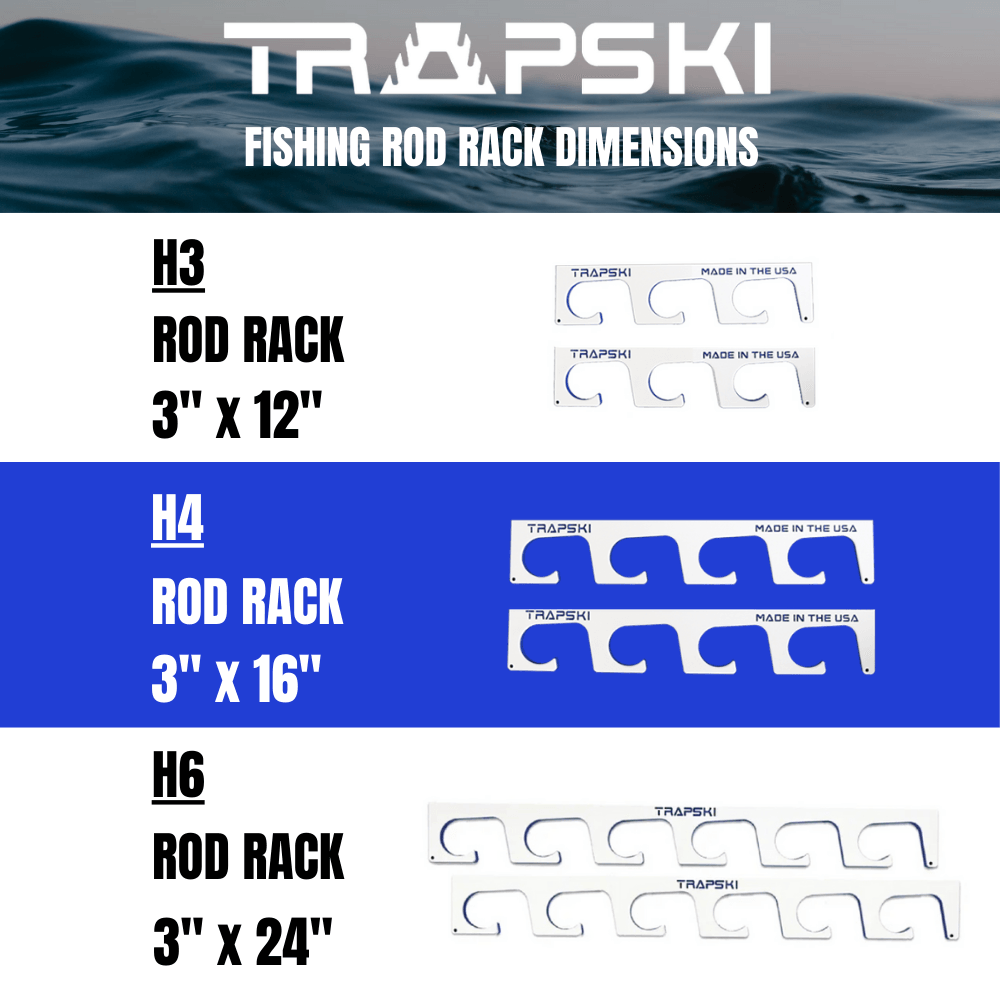 Made in the USA Fishing Rod Racks