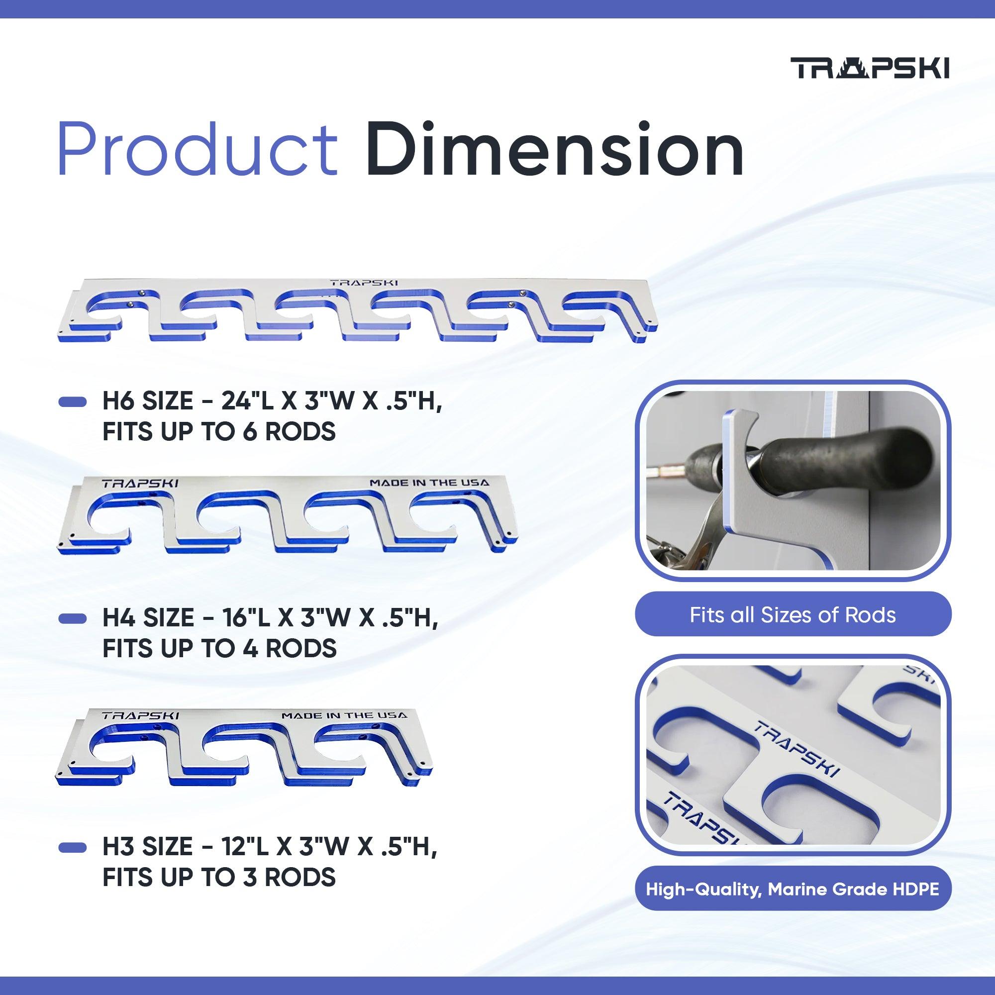 Made in the USA Premium Fishing Rod Racks