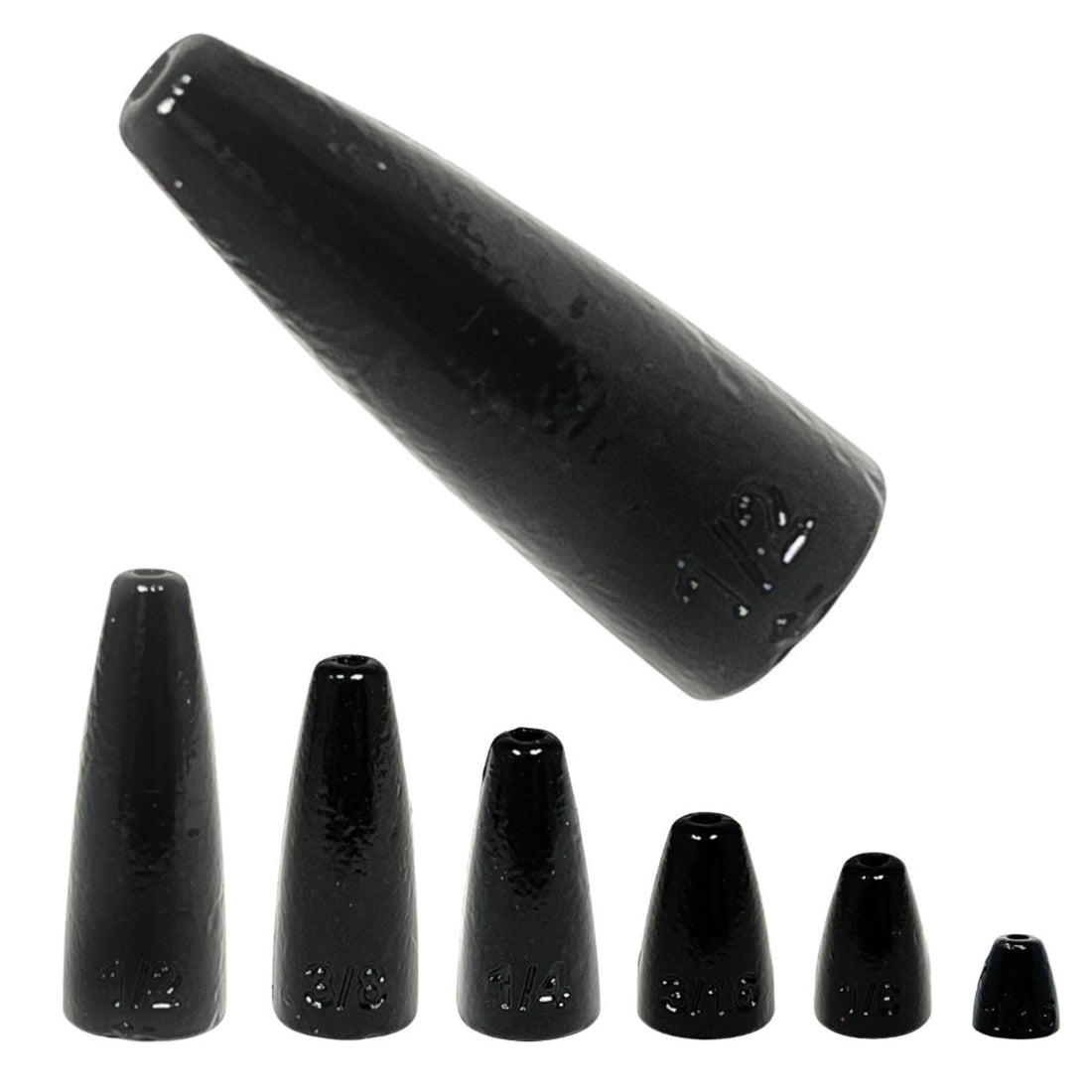 Reaction Tackle Lead Worm Weights (25 pack) - Keep Casting Fishing & Outdoors