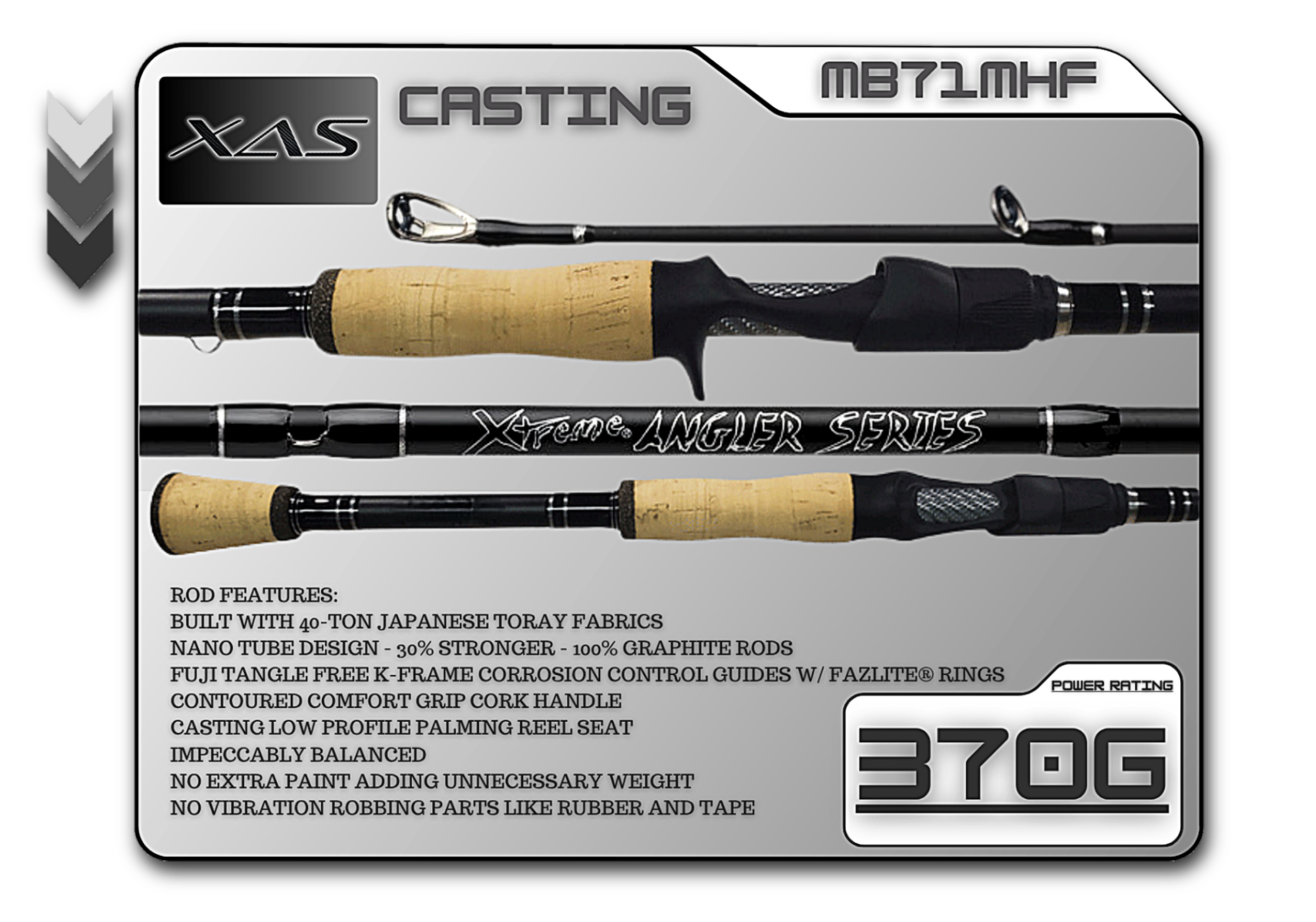 MB71MHF 7'1" Medium Heavy Fast **CORK** - Keep Casting Fishing & Outdoors
