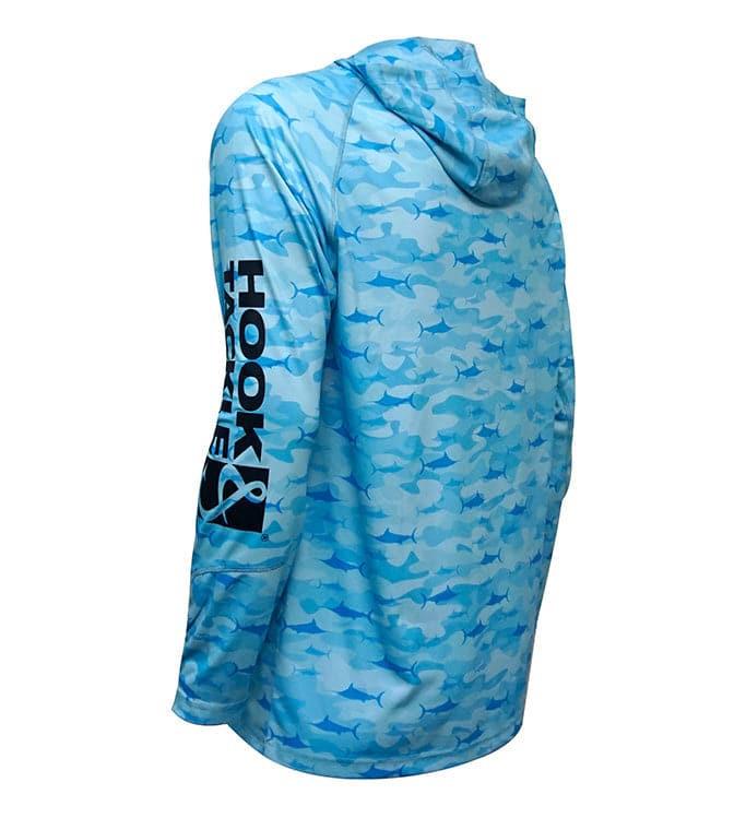 Men's Camo Billfish UV Fishing Hoodie - Keep Casting Fishing & Outdoors